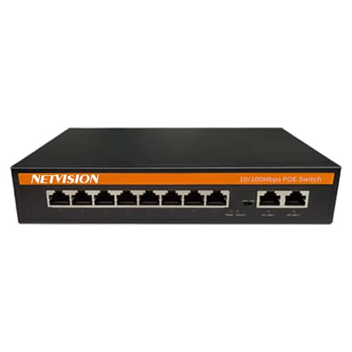 Netvision NV-P4310HI 10/100M 10-Port Smart PoE Switch